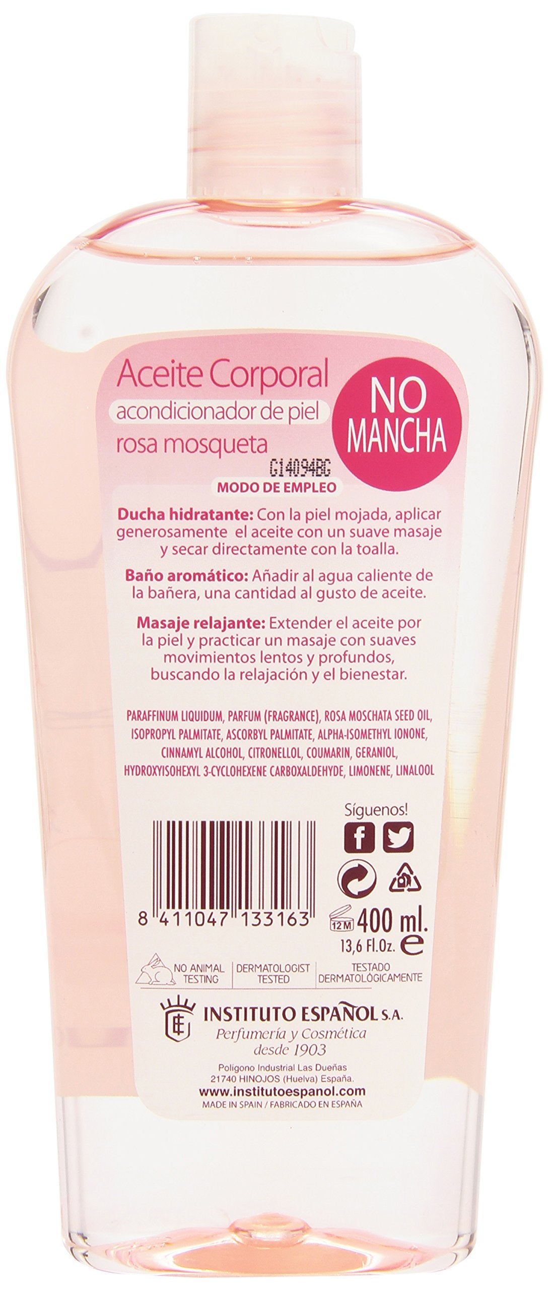 ROSA MOSQUETA aceite corporal 400 ml