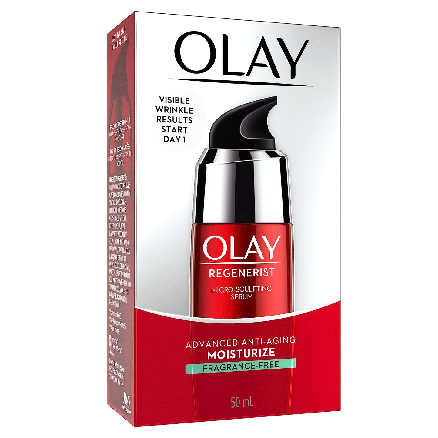 Olay Regenerist Micro-Sculpting Facial Serum Fragrance Free 1.7 Fl Oz