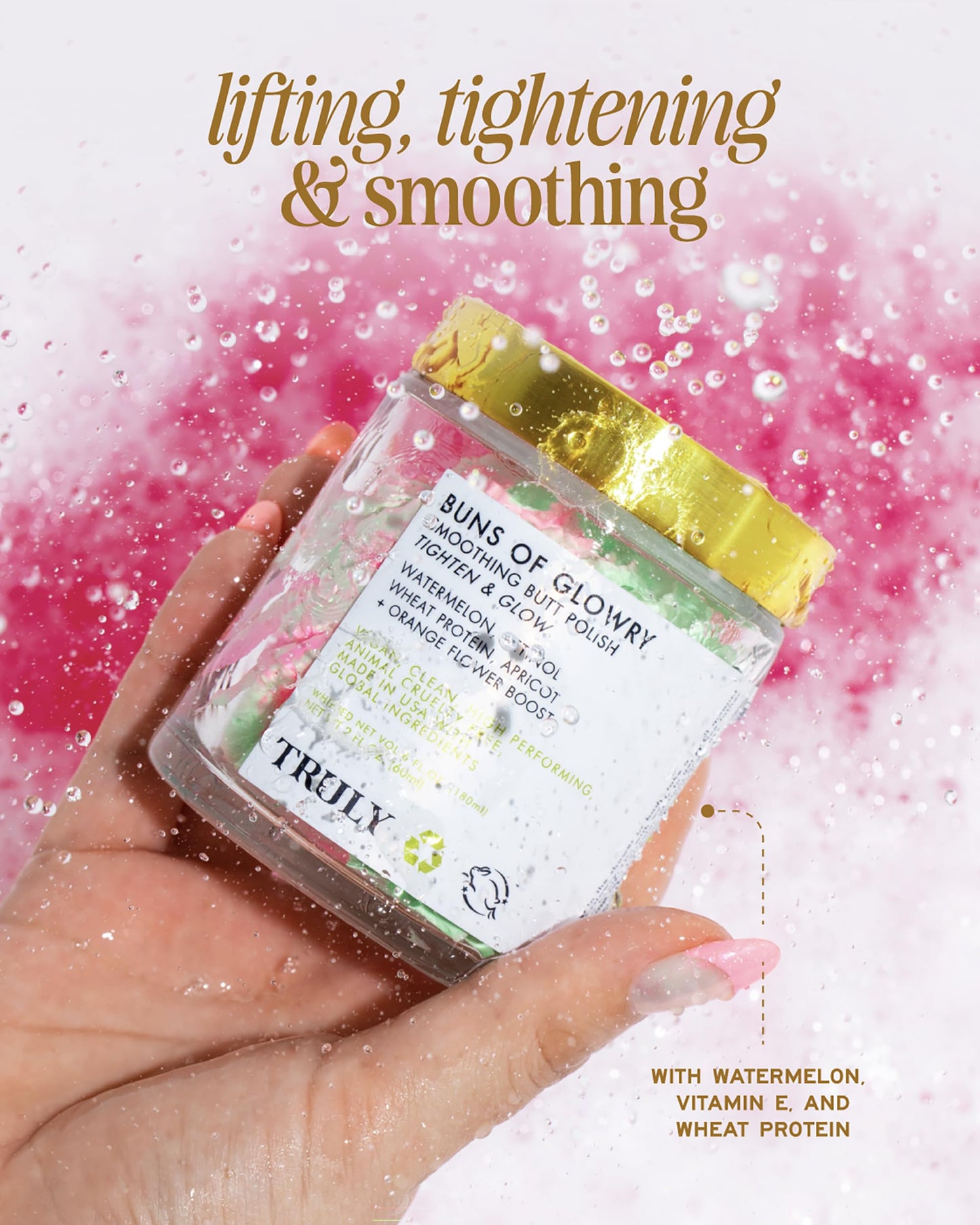 Exfoliante Corporal Truly Beauty Buns of Glowry Iluminador para Mujer