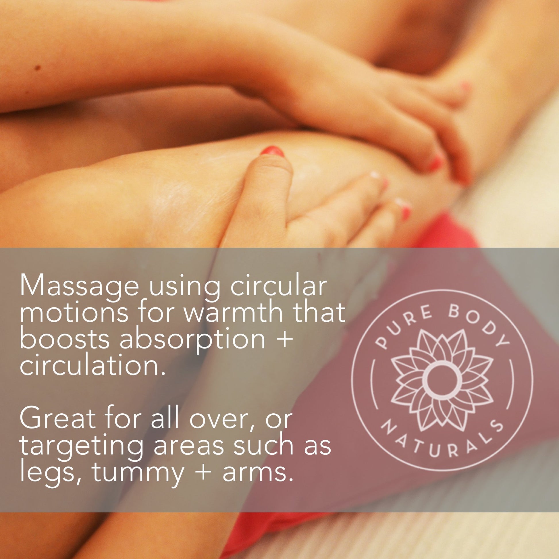 Pure Body Naturals Aceite de Masaje, 8 oz – Hidratante y Relajante con Aceites Esenciales Naturales