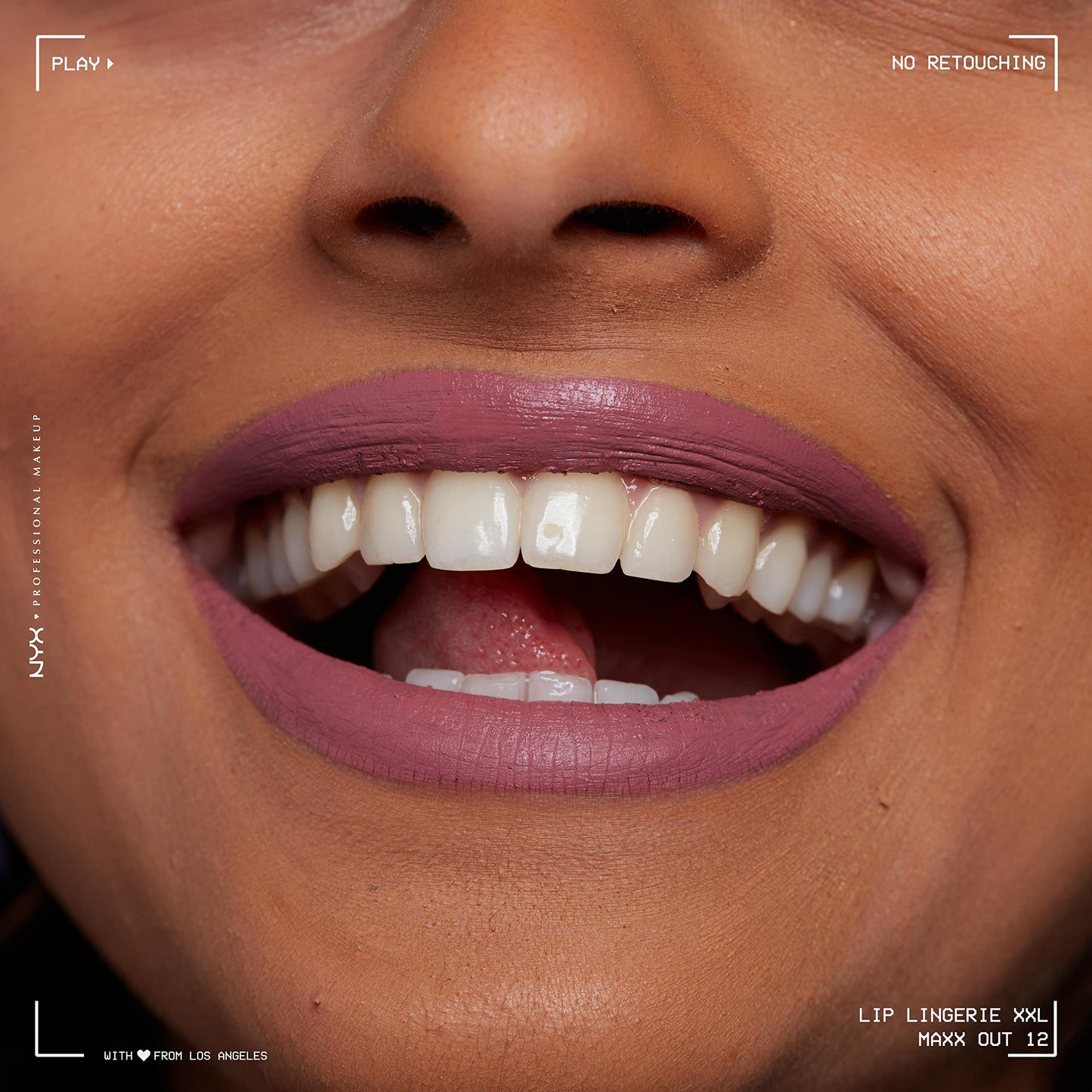 NYX PROFESSIONAL MAKEUP Lip Lingerie XXL Matte Liquid Lipstick, Maxx Out (Cool Toned Light Pink)