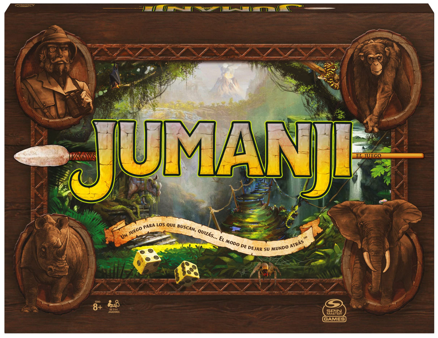 Cardinal, Jumanji el Juego, la última edición del clásico Juego de Mesa de Aventuras para familias y niños a Partir de 8 años