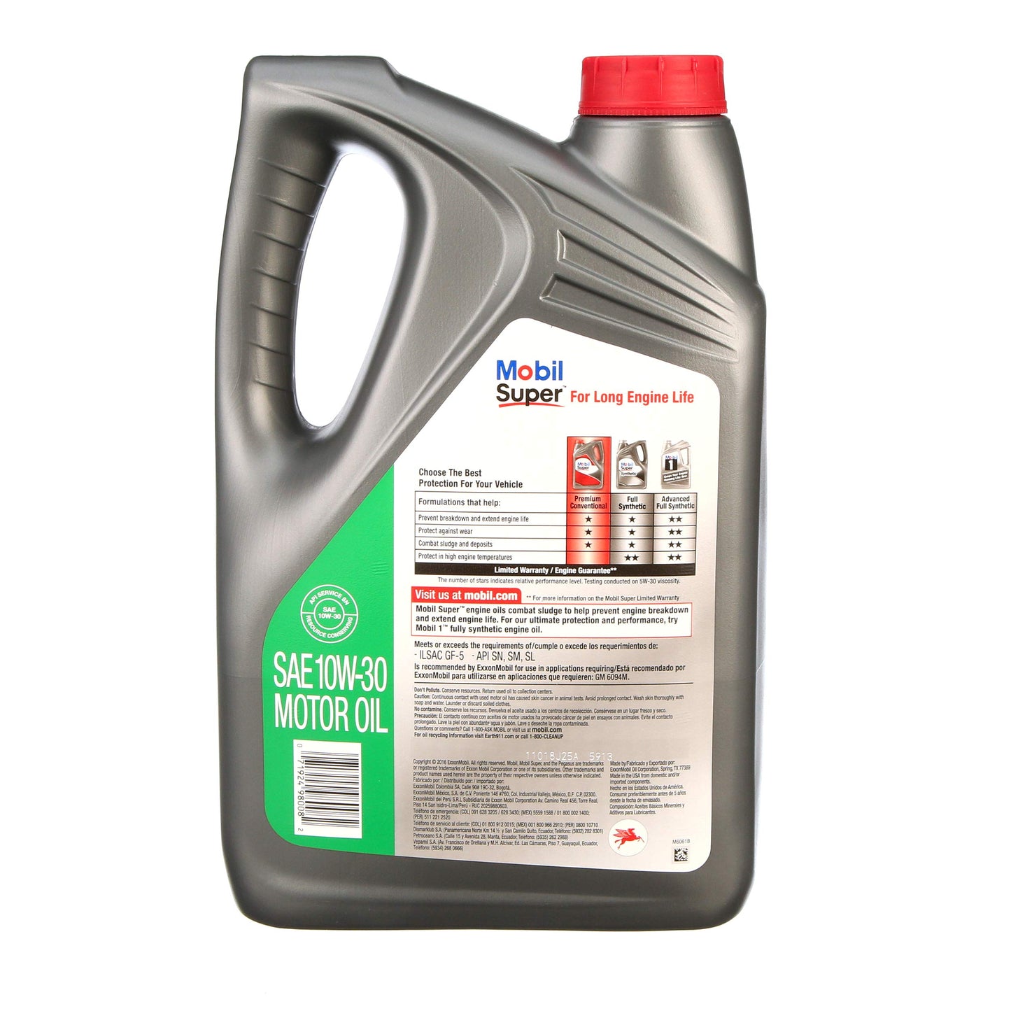 Aceite de Motor Mobil Super 10W-30 Premium para Larga Vida del Motor