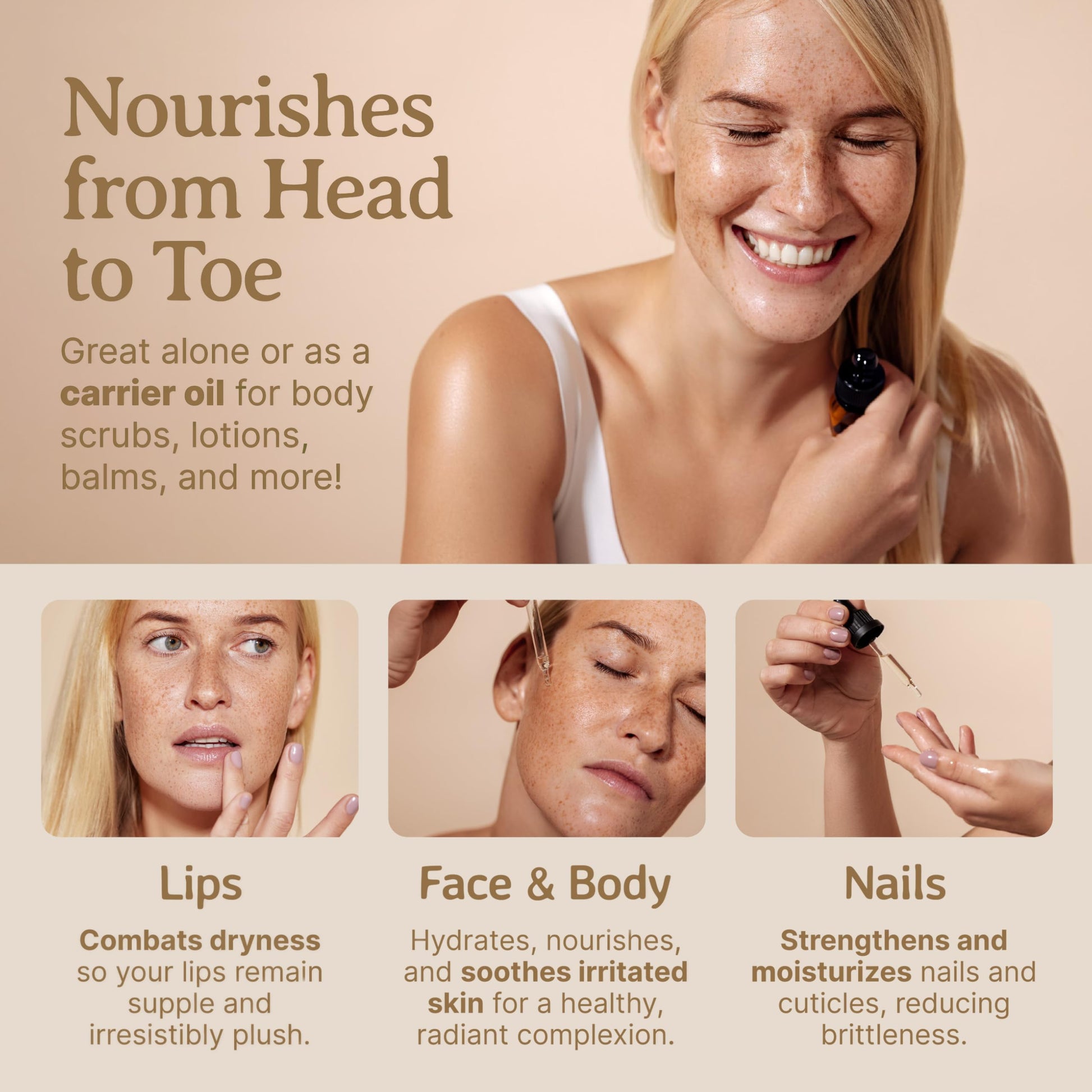 Aceite Portador de Germen de Trigo Bella Terra Oils 100% Puro Prensado en Frío para Piel Cabello Uñas