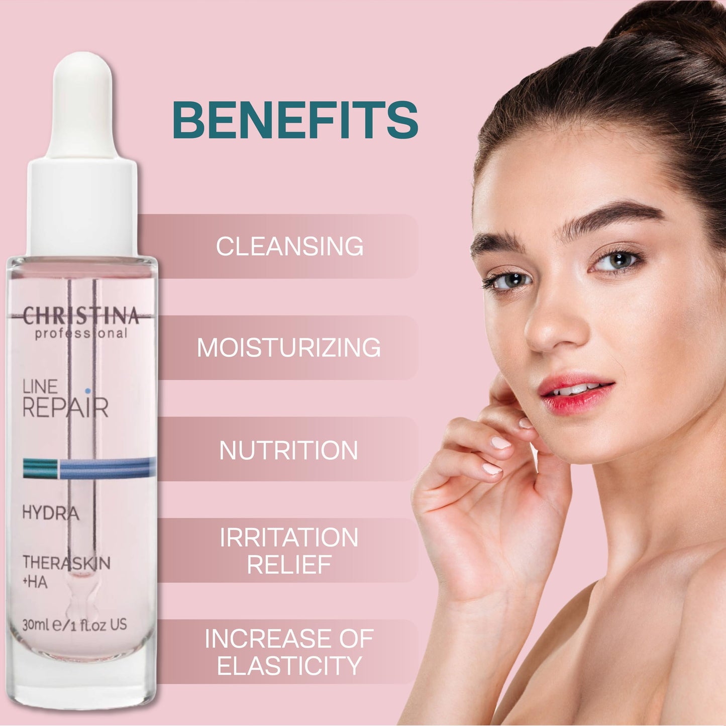 Christina Theraskin + Hyaluronic Acid Skin Repair Serum by Theraskin + Hyaluronic Acid Skin Repair Serum