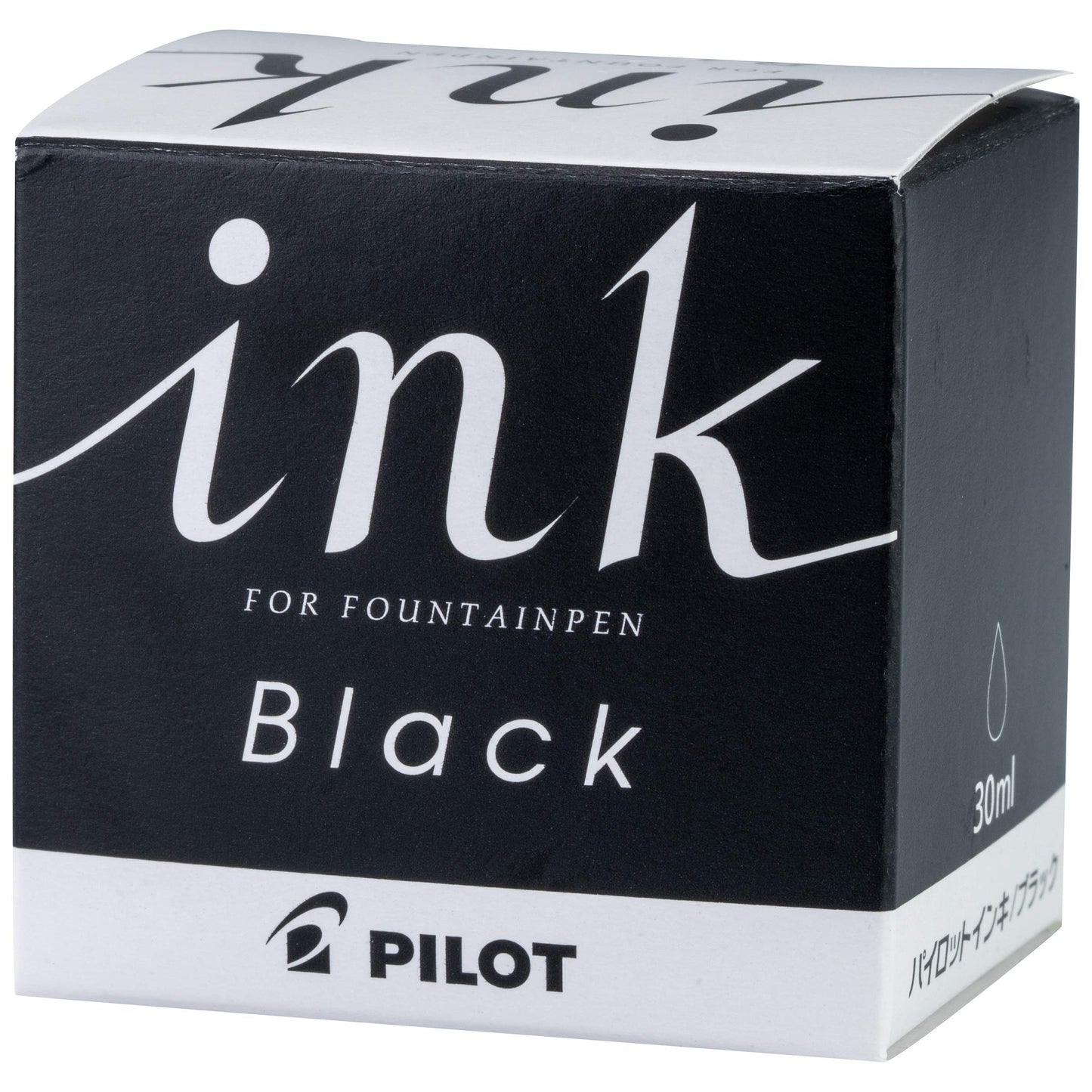Pilot Ink 30, tinta para pluma fuente, color negro, frasco con 30 ml (11280)
