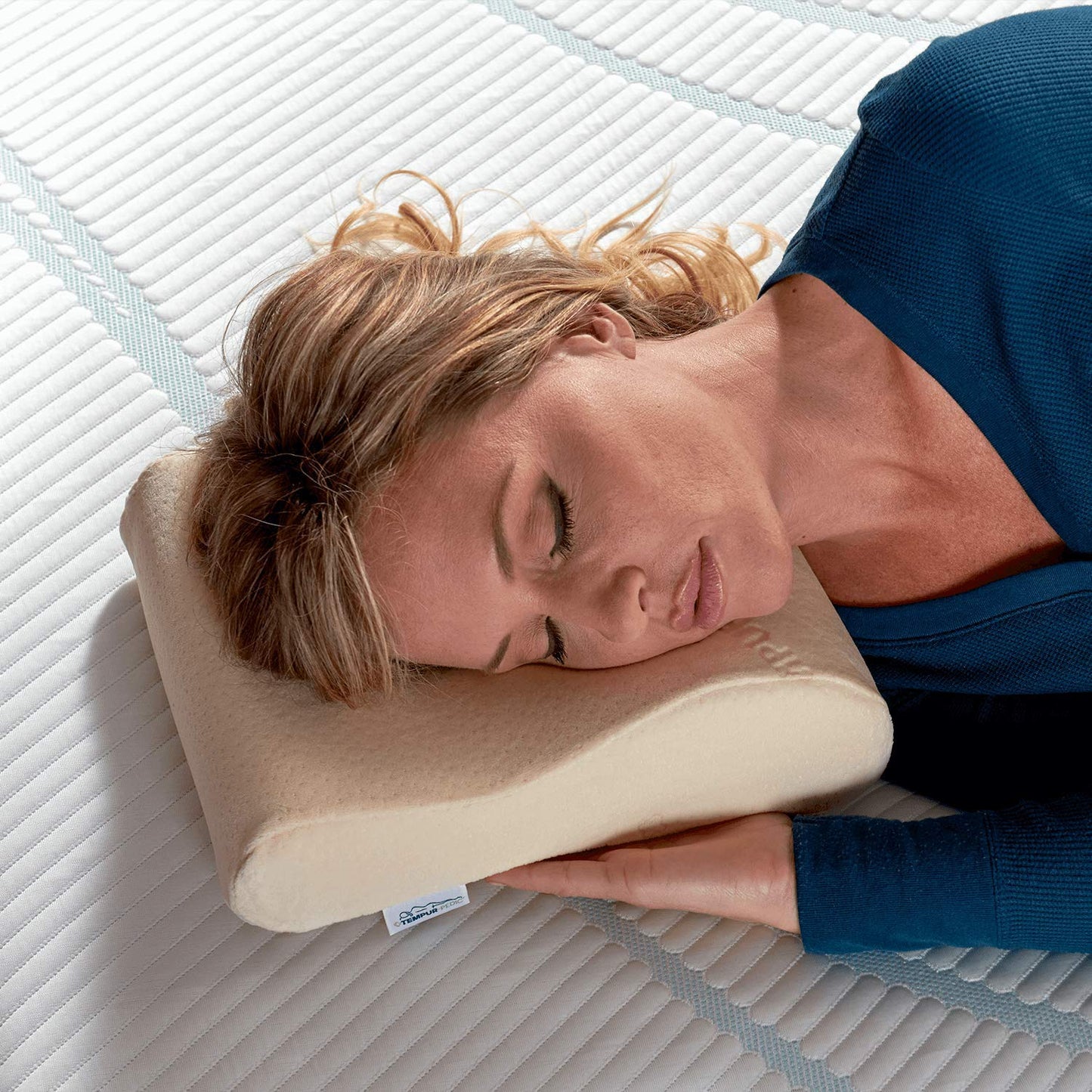 Almohada Para Cuello Tempur-Pedic Blanco Para Viajes