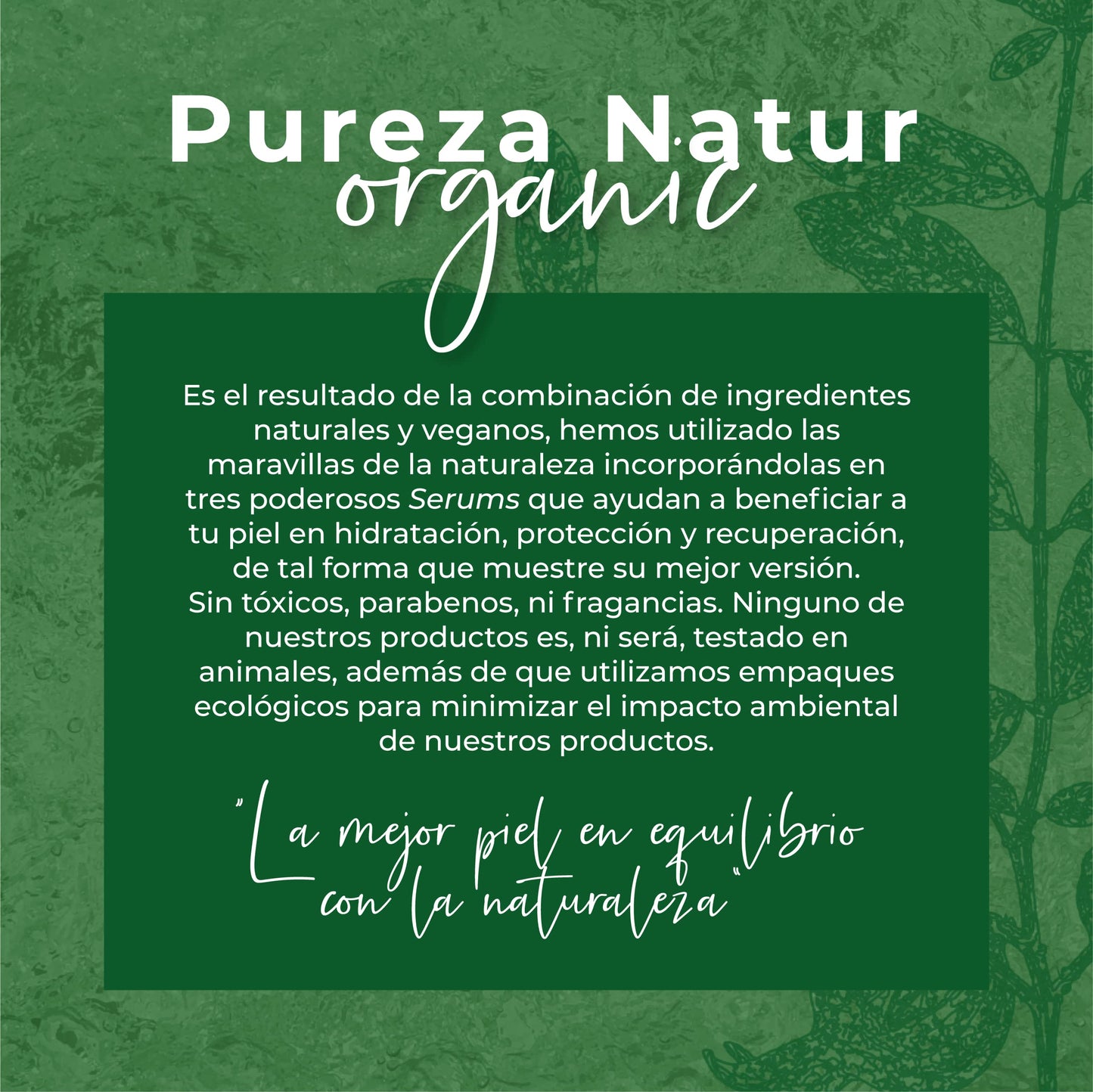 Serum facial PROTECCIÓN Organic | Suero facial con ingredientes 100% naturales, orgánico y vegano con Flor de Cempasuchil, Salvado de arroz, Probióticos, Granada para la piel. Protege contra rayos UV y la contaminación 50ml