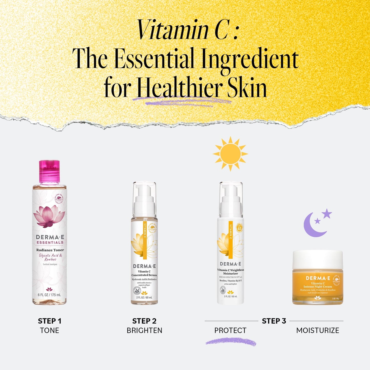 Derma-E Vitamin C Weightless Moisturizer SPF 45 Unisex Moisturizer 2 oz
