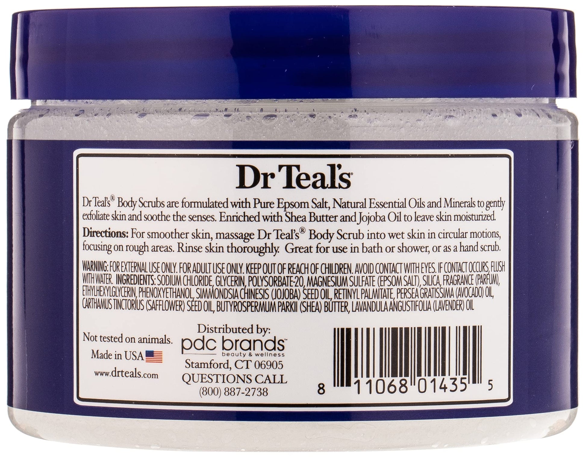 Exfoliante Corporal Dr. Teal's Lavanda