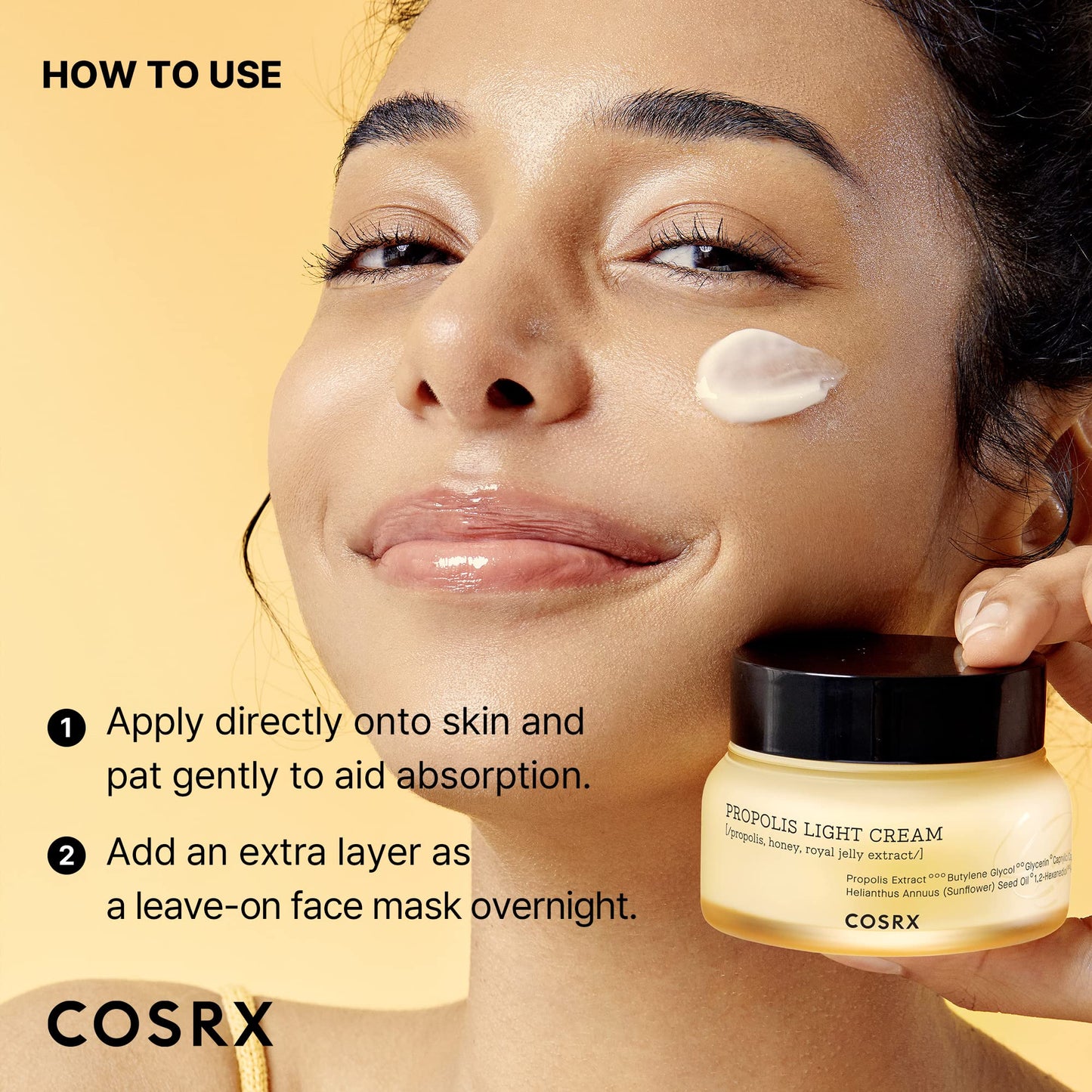 Full Fit Propolis Light Cream by Cosrx for Women - 2.1 oz Cream