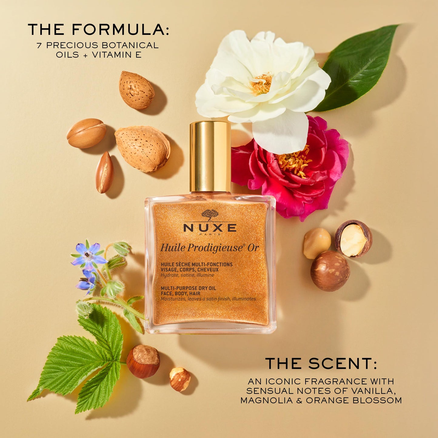 Nuxe Huile Prodigieuse Multi Purpose Dry Oil Face, Body and Hair