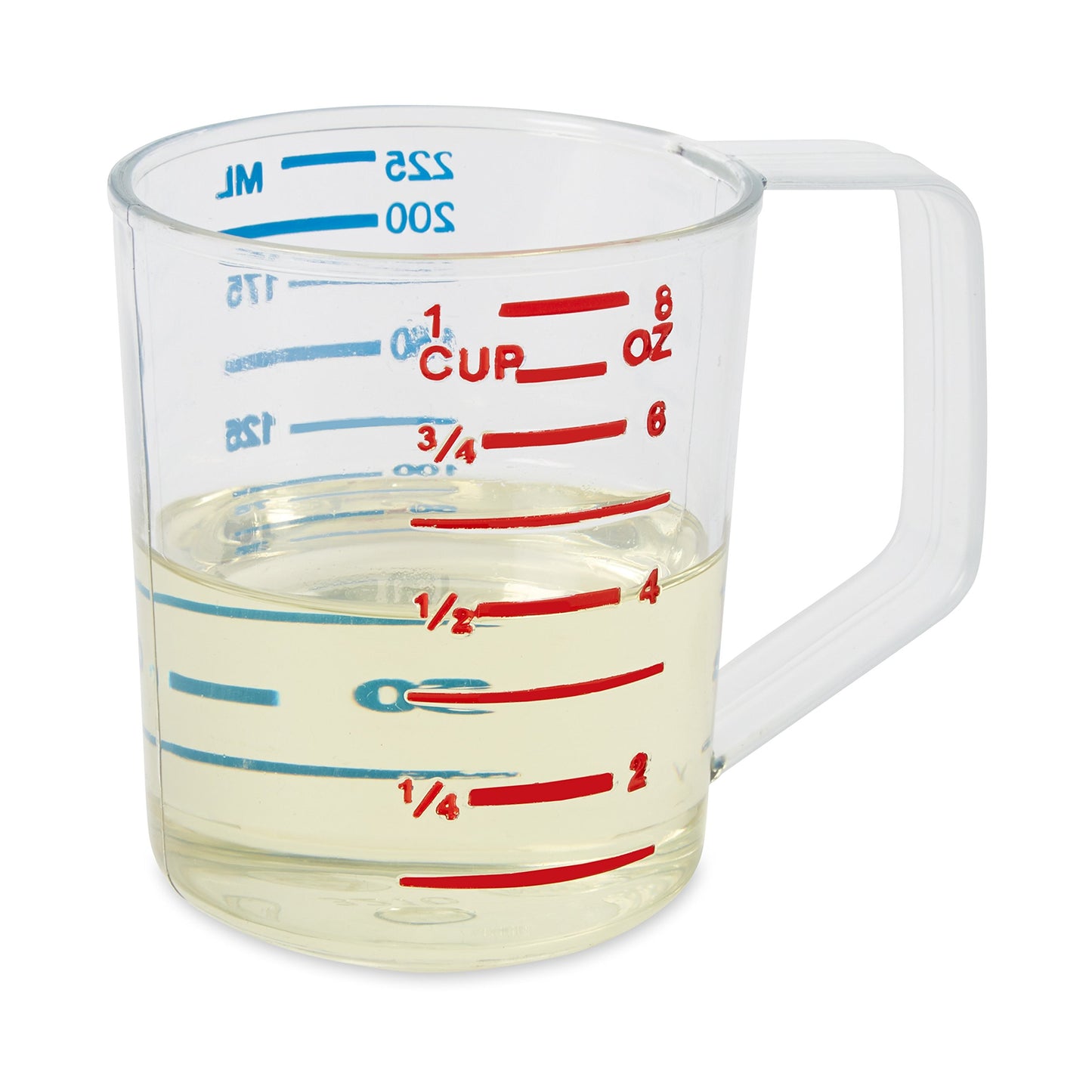 Taza Medidora Rubbermaid Commercial Transparente 8 Onzas para Gorilas