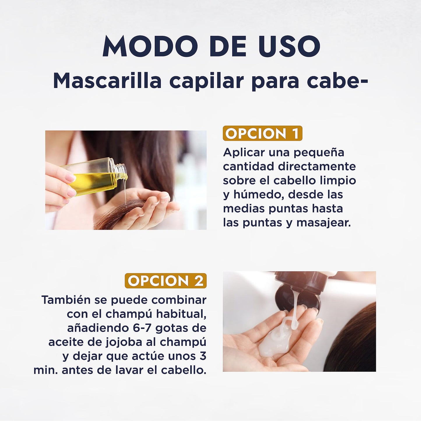 HEBBE - ACEITE DE JOJOBA | Fortalece Cabello Quebradizo | Hidrata Piel Mixta o Grasa | Propiedades Acondicionadoras | 50 ml | Regula Producción de Sebo | Orgánico y Sin Sulfatos | Perfecto para Masajes Corporales