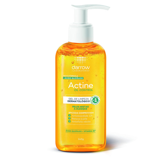 Darrow Actine Oil Control Gel Limpiador con Vitamina C, 140ml