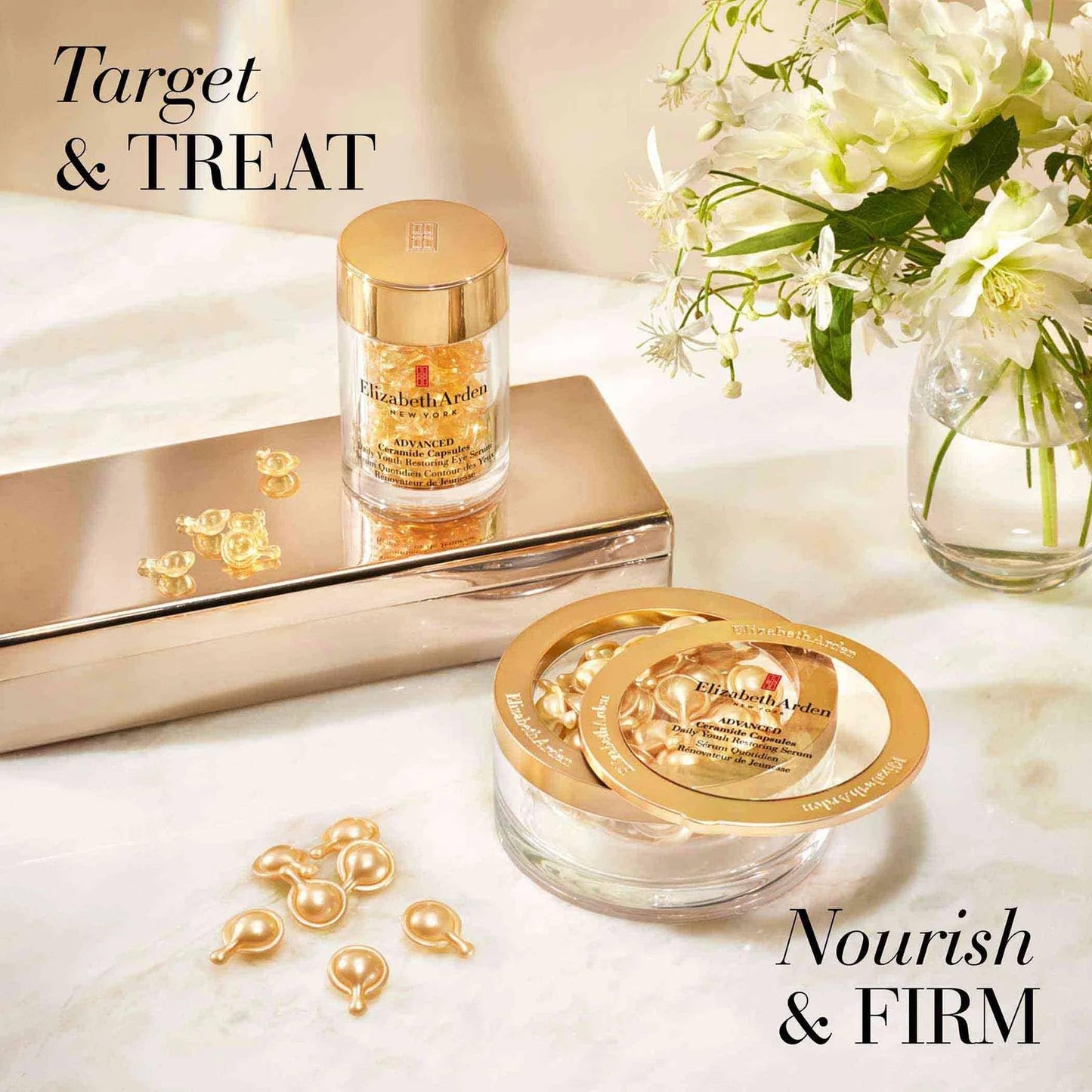 Elizabeth Arden - Suero Restaurador de la Juventud en cápsulas, 10.5 ml, 60 Capsulas