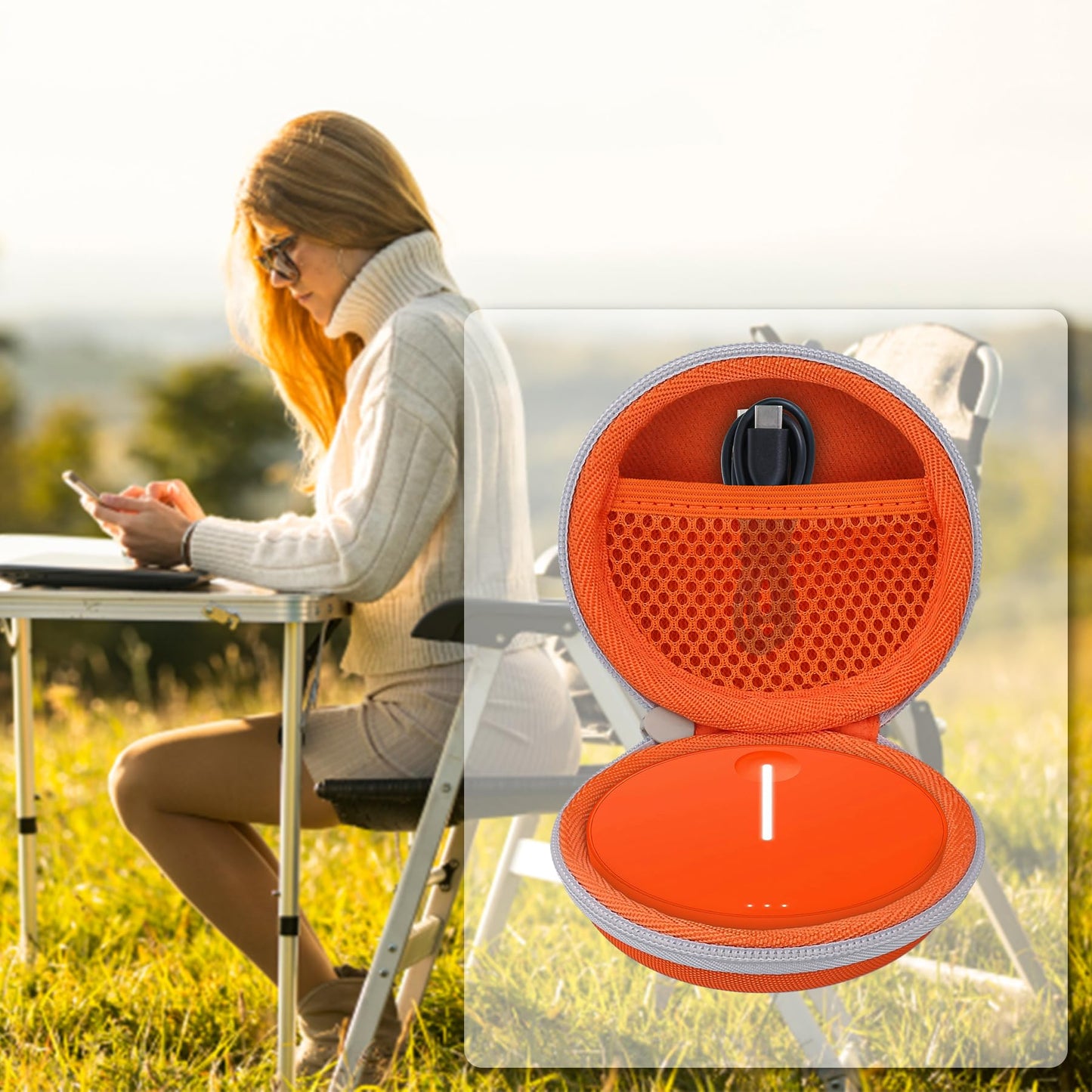 Aenllosi - Funda rígida de almacenamiento para SIMO Solis Lite 4G LTE WiFi Hotspot móvil, SIMO WiFi router organizador (solo caso)