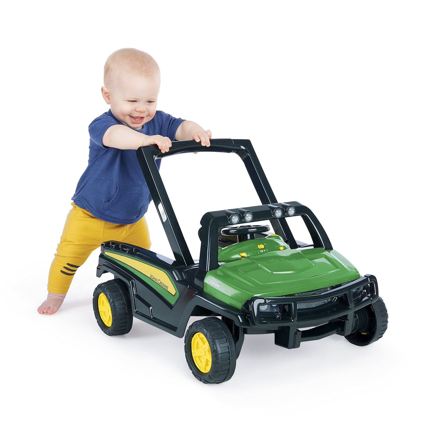 Bright Starts John Deere Gator 3 maneras de jugar Walker, a partir de 6 meses