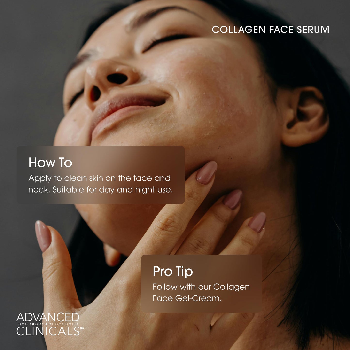 Suero facial avanzado con colágeno para rellenar instantáneamente las arrugas - Con soya y extractos de alga - Pack de 2 - 52ml - Tratamiento antiarrugas y reafirmante - ¡Compra ya!