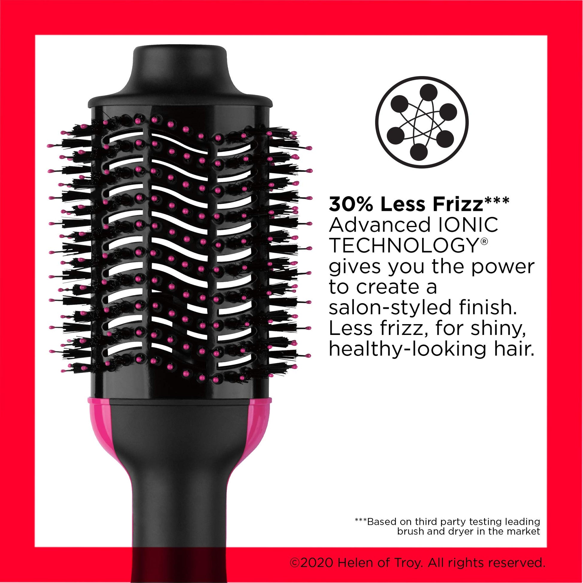 Revlon Plancha de Cabello Resultados Lisos y Brillantes, 1" XL (2.54 cm) + Salon One-Step Secador y Voluminizador, Negro
