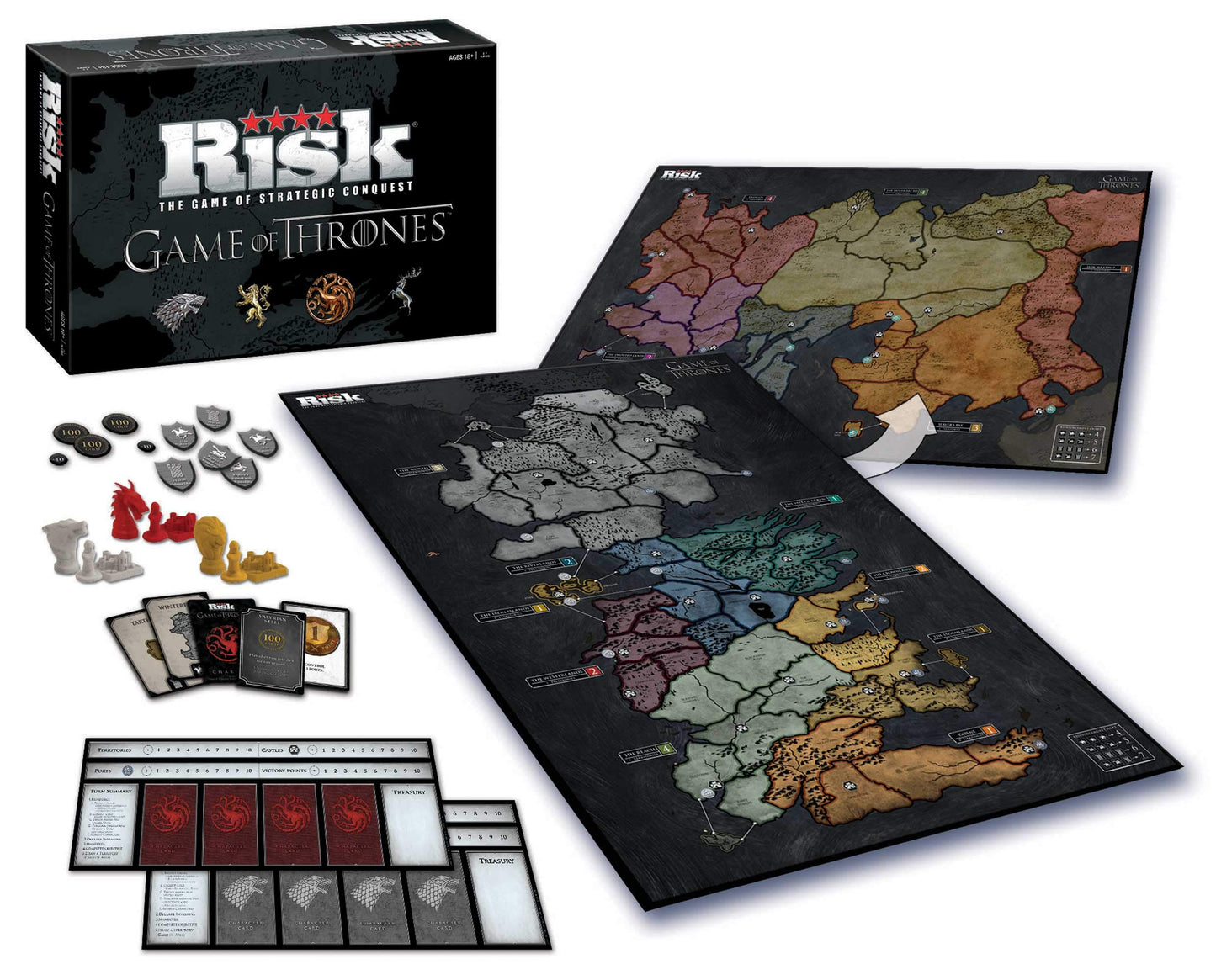 USAopoly Juego de mesa Risk: Game of Thrones