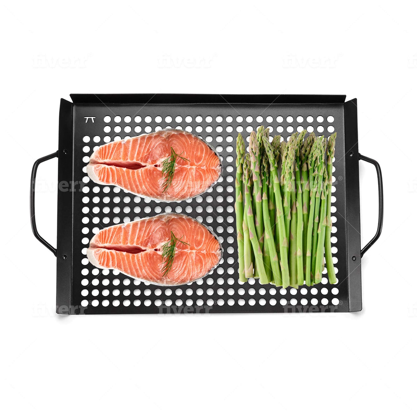 Sartén para Parrilla Outset Negra con Mango Extraíble, Antiadherente, Juego de 2