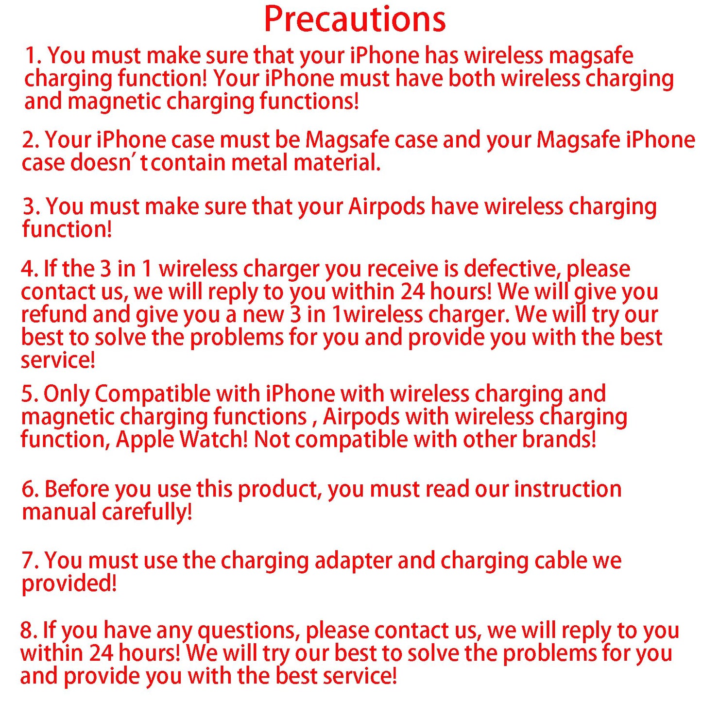 Cargador inalámbrico 3 en 1, estación de Carga magnética Plegable para Magsafe para iPhone 16/15/14/13/12/Pro MAX/Pro/Mini/Plus, Apple Watch 10/9/8/7/SE/6/5/4/3/2/1/Ultra2/Ultra, AirPods pro/2/3/4