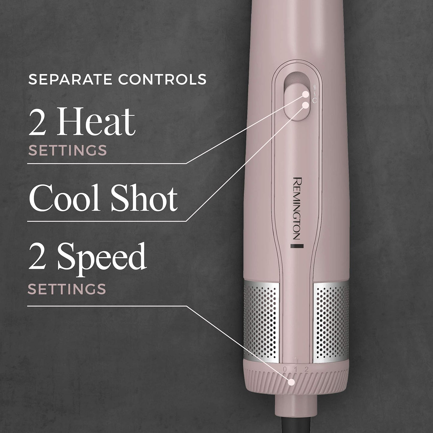 Remington Pro Wet2style - Cepillo ovalado y voluminizador