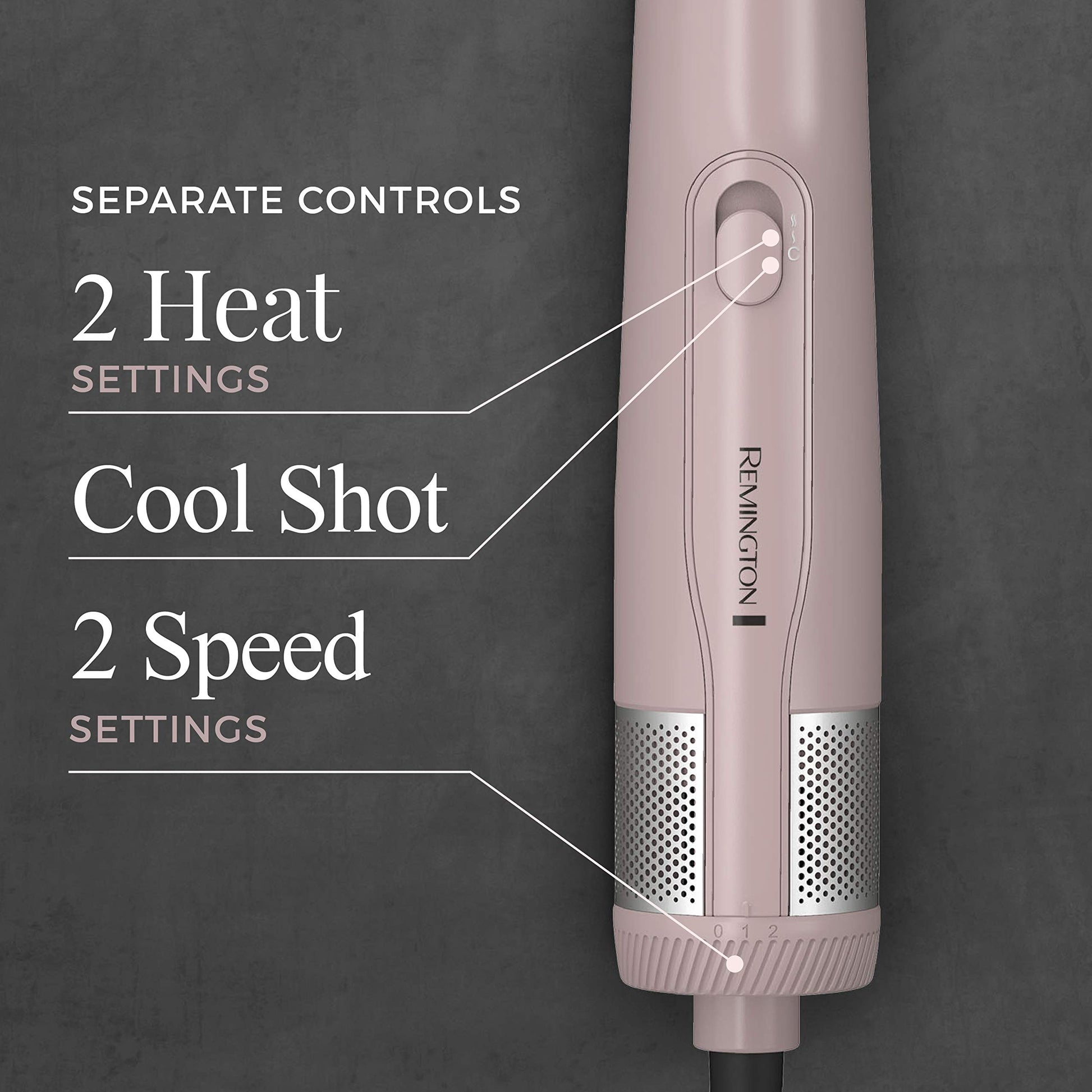 Remington Pro Wet2style - Cepillo ovalado y voluminizador