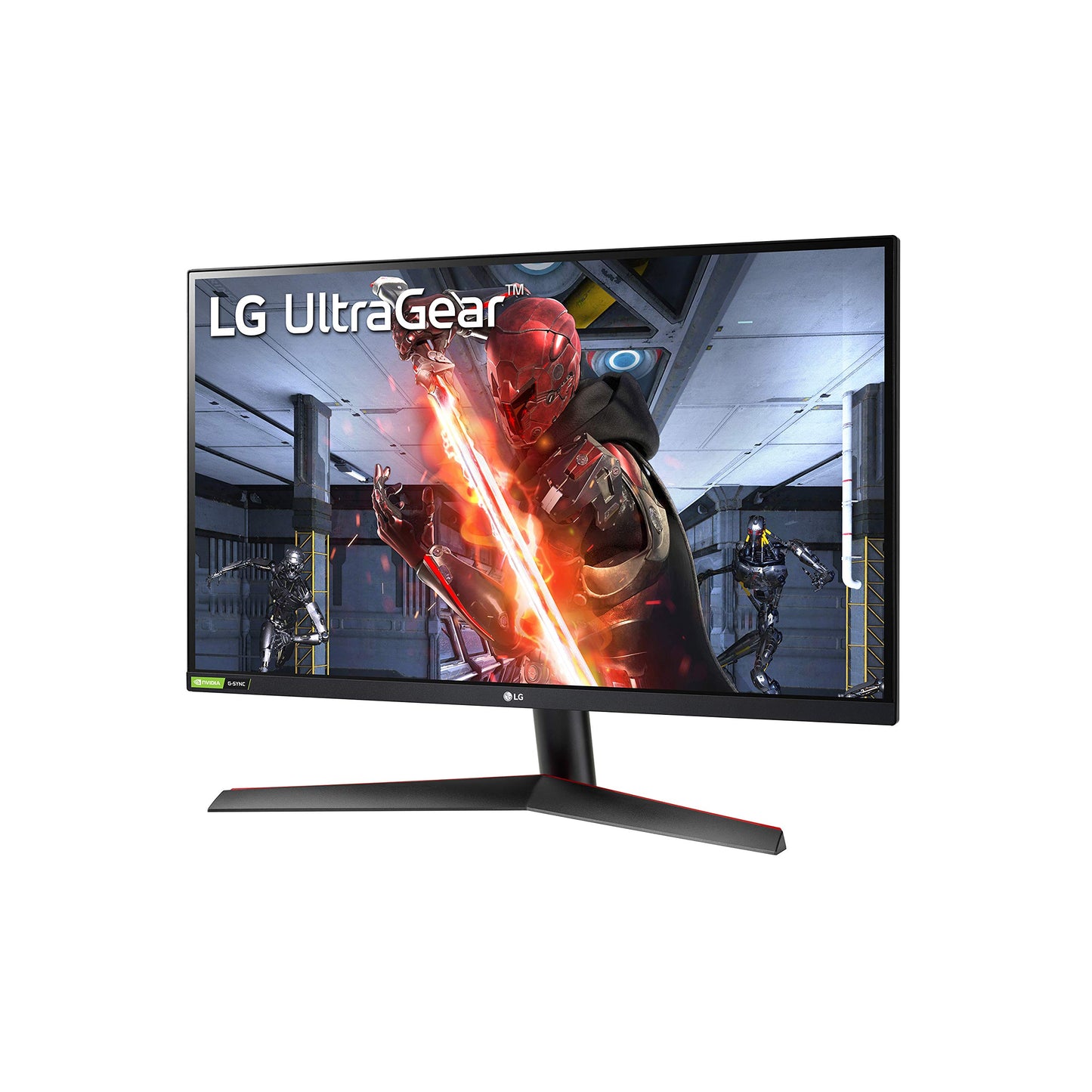 LG 27GN800-B Ultragear Monitor para juegos de 27 pulgadas QHD (2560 x 1440), visualización IPS, tiempo de respuesta IPS de 1 ms (GtG), tasa de actualización de 144 Hz, compatible con NVIDIA G-SYNC, AMD FreeSync Premium, negro