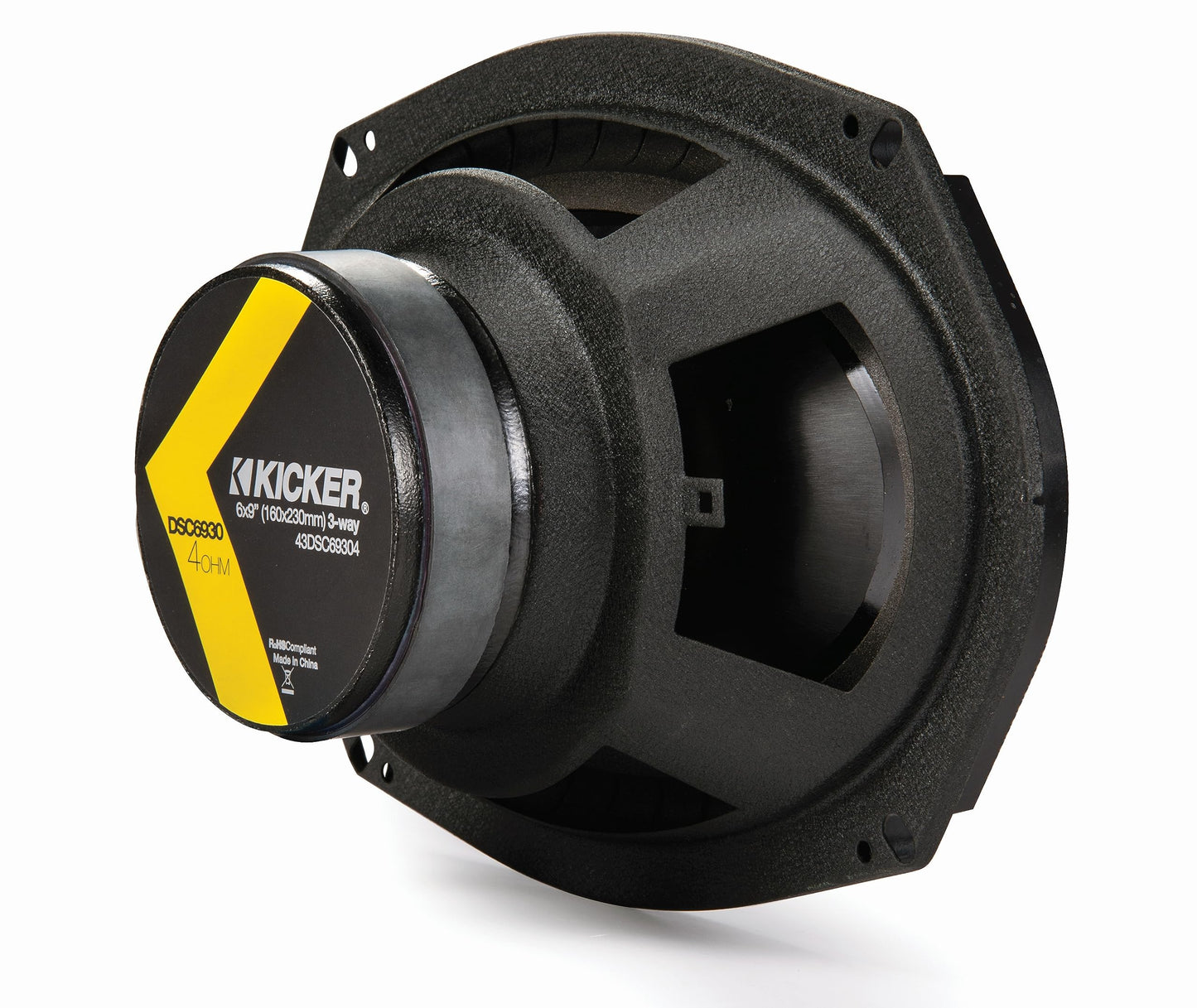 Kicker 43DSC69304 Serie D 6x9 360 W 3-Way Audio Audio Altavoces coaxiales para coche