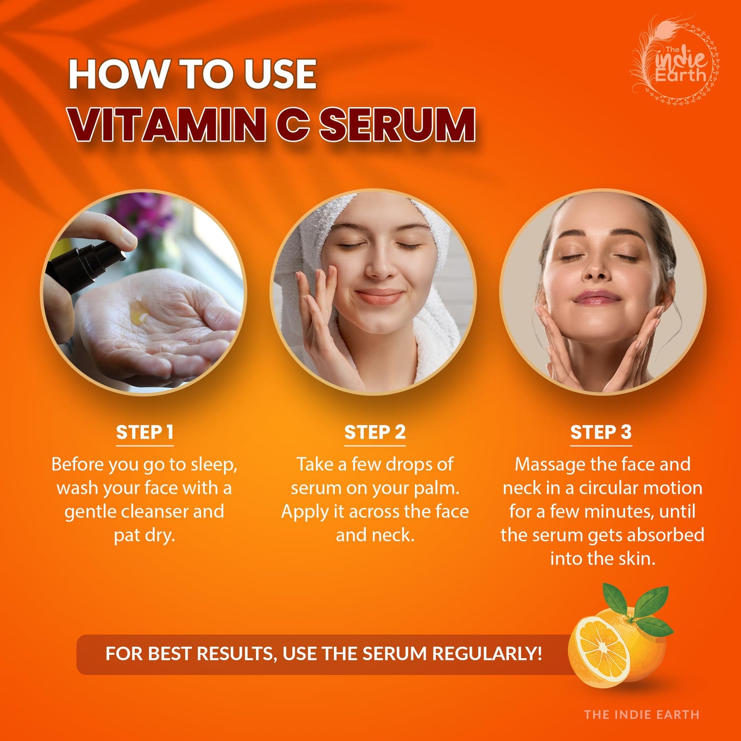 The Indie Earth Suero con vitamina C al 20%: fórmula avanzada antienvejecimiento e iluminadora con glutatión, ácido hialurónico, ácido ferúlico, cúrcuma, rosa mosqueta y espino amarillo para mejora