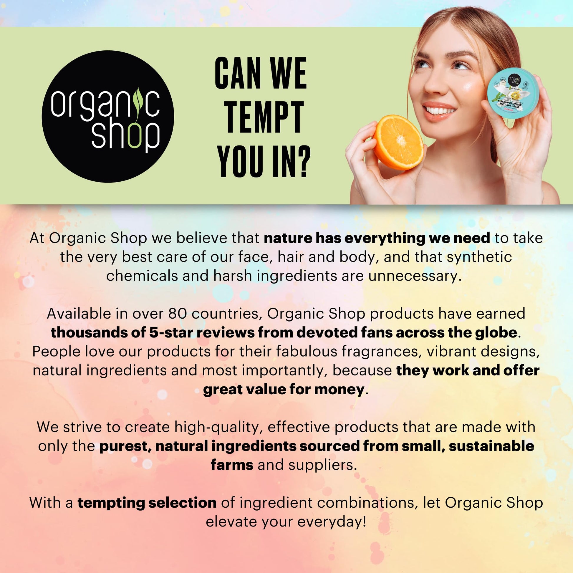 Exfoliante Corporal Orgánico Organic Shop Coco y Azúcar Hidratante