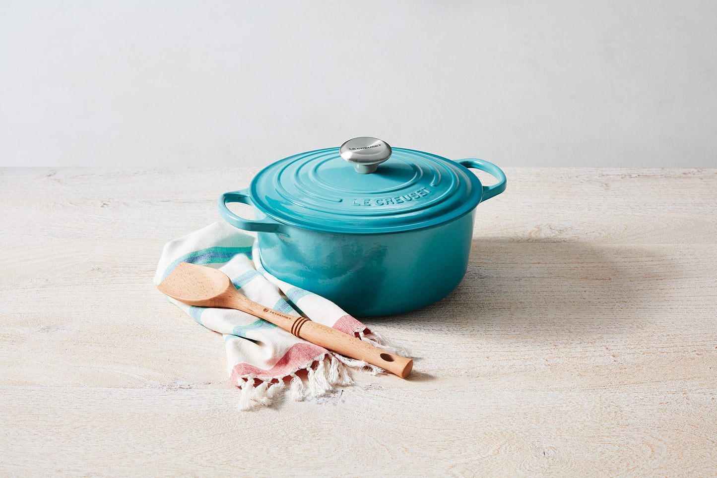 Le Creuset Signature 21177281702430 - Caribe - Caribe - Caribe - Caribe - Caribe - Caribe - Caribe - Cacerola para todo tipo de fuegos e inducción, con tapa