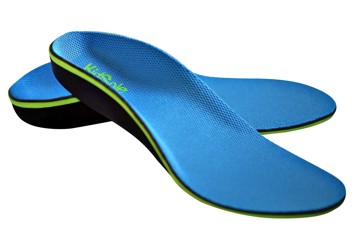 Plantilla de Soporte KidSole Stealth Fighter Negro con Arco Alto y Espuma Viscoelástica para Niños