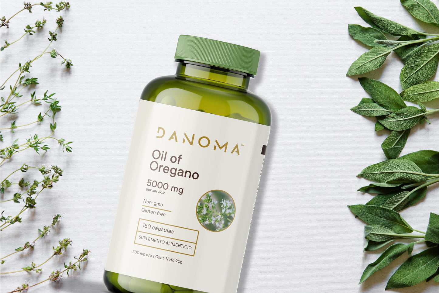 Aceite de Oregano Danoma 180 Cápsulas 5000mg