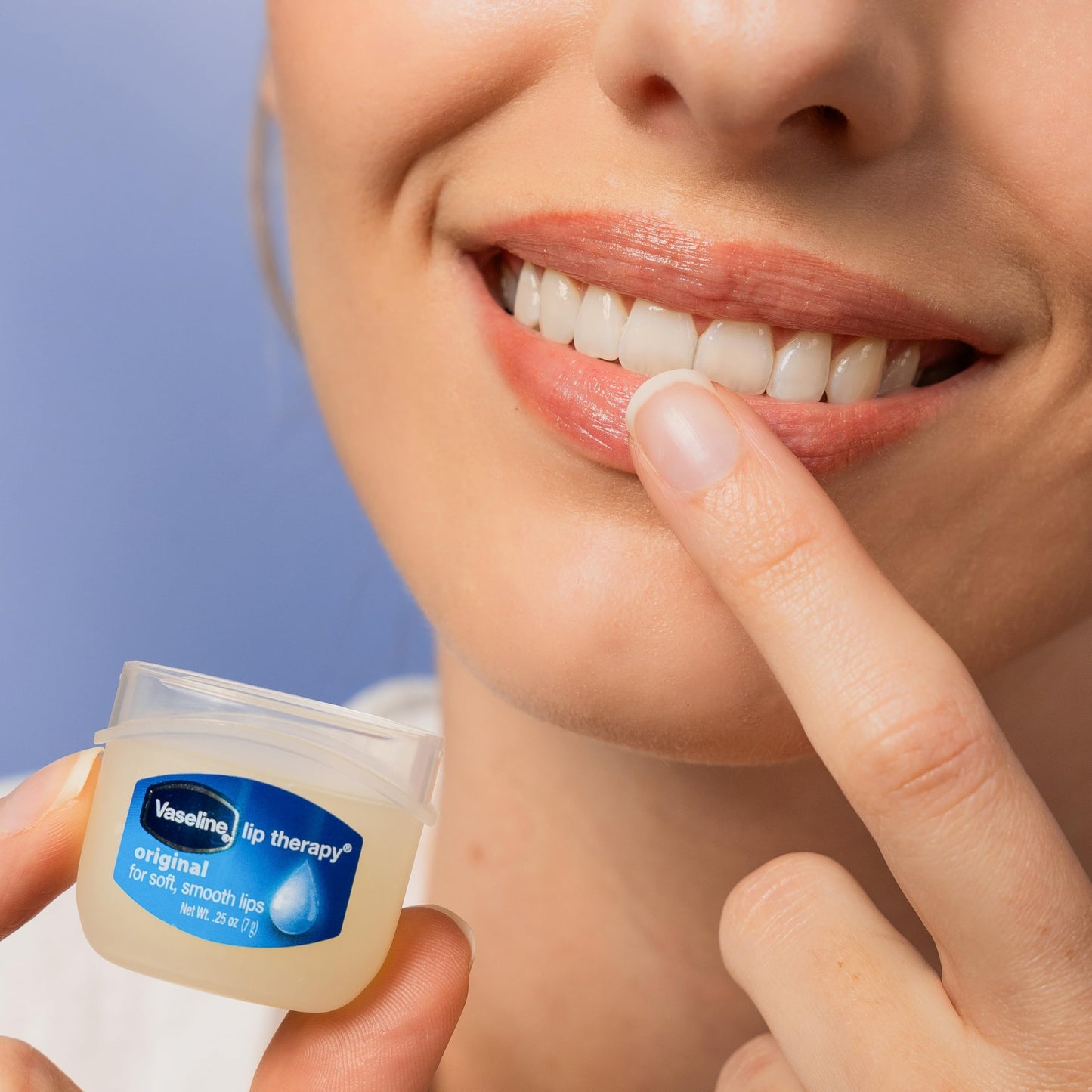 Vaseline - 2 Pack Bálsamo para Labios Mini Tarro HIDRATACIÓN DURADERA, (7 g. c/u), Original
