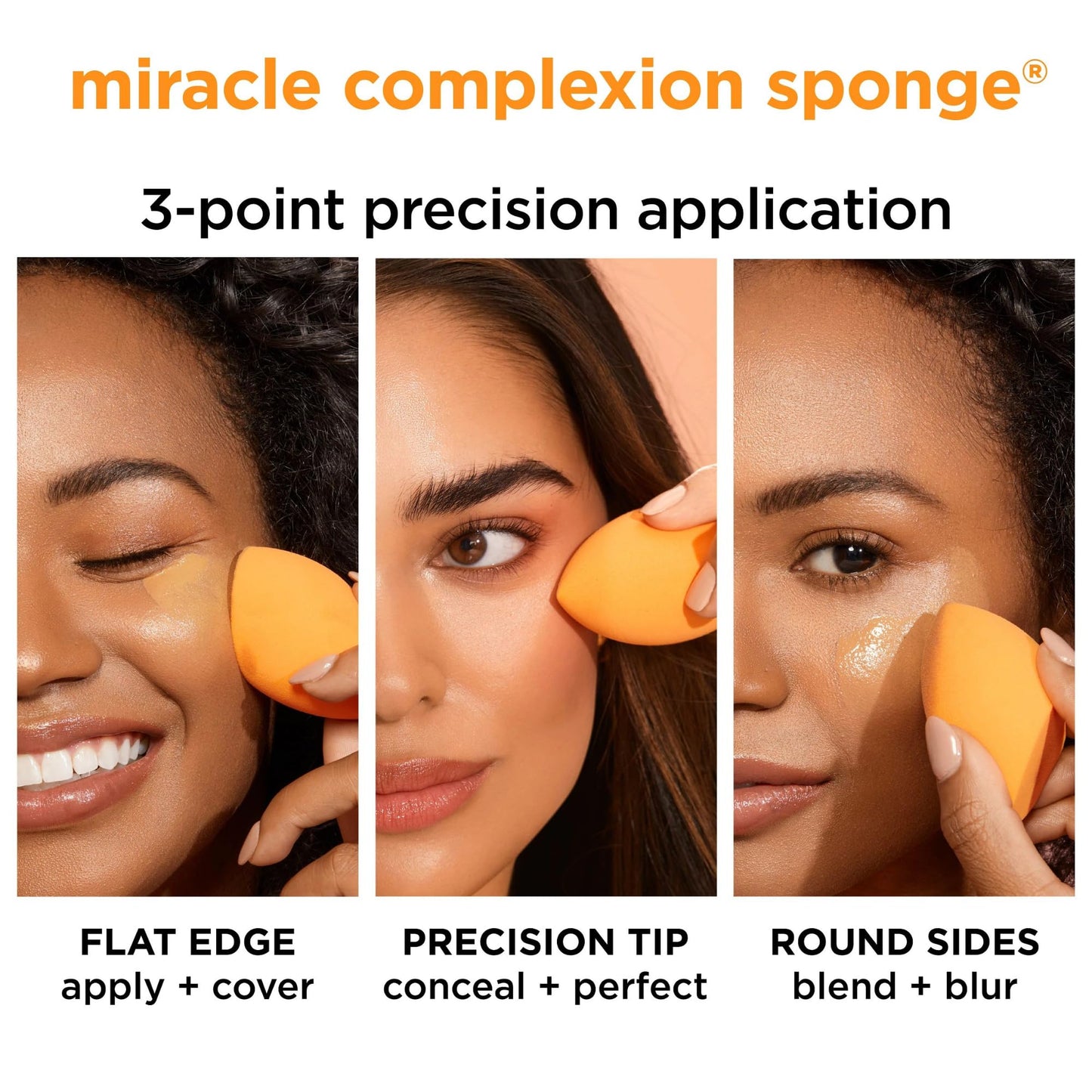 Real Techniques, Everyday Essentials, Set de Brochas de Maquillaje con Esponjas Multifuncionales, Kit de Accesorios Esenciales, Juego de Brochas para Maquillar Ojos, Mejillas y Rostro, 6 piezas