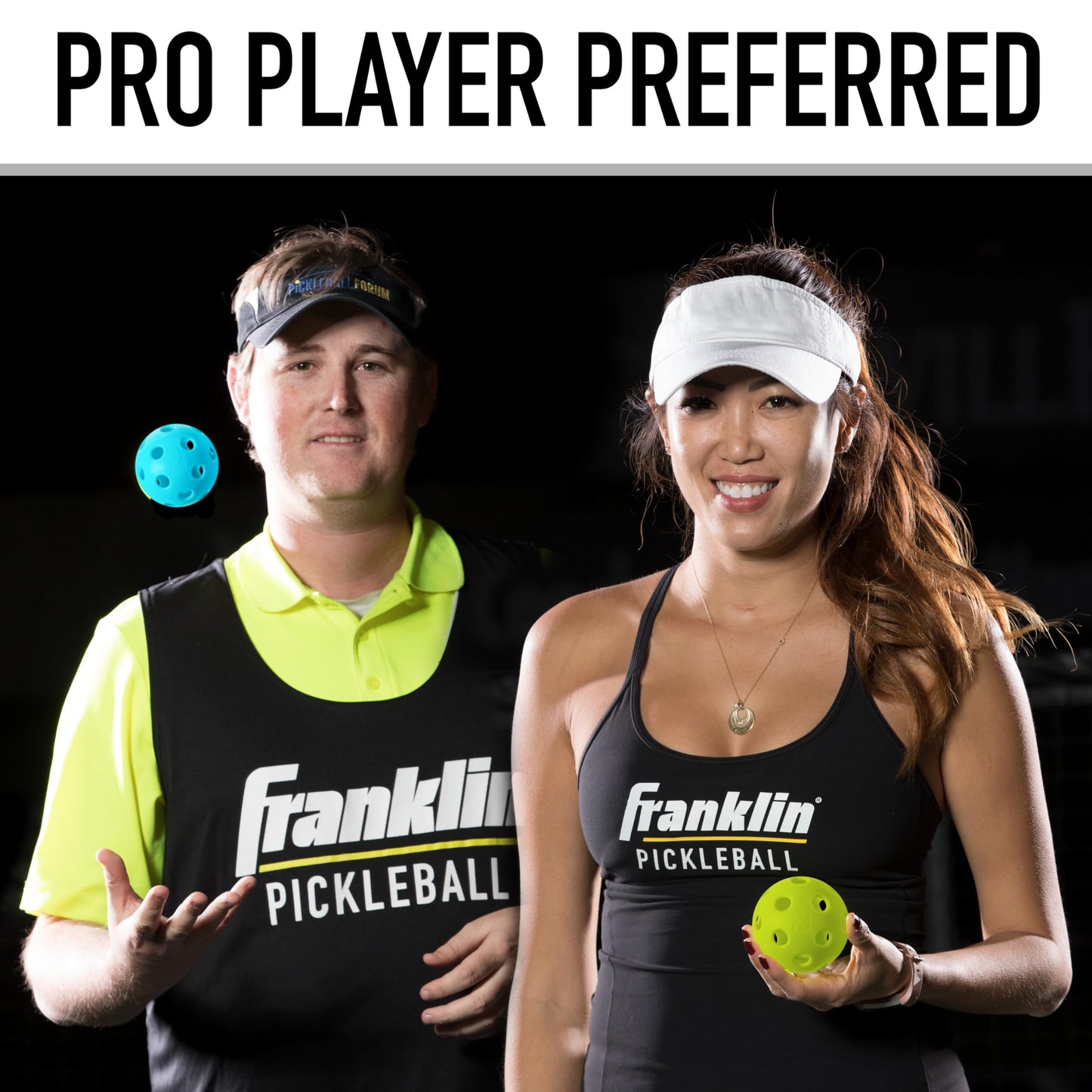 Franklin Sports X-26 - Bolas de Pickleball para Interiores - Bolas de Pickleball para Interiores - Bolas de Torneo aprobadas por Estados Unidos (USAPA) - Paquete de 3 - Verde Lima