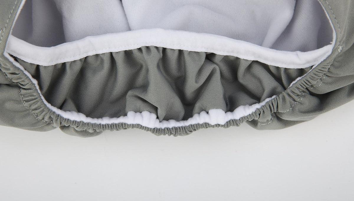 Sigzagor - Pañal de tela reutilizable para adultos y adolescentes, lavable para incontinencia con discapacidad, Gatos blancos, Mediano