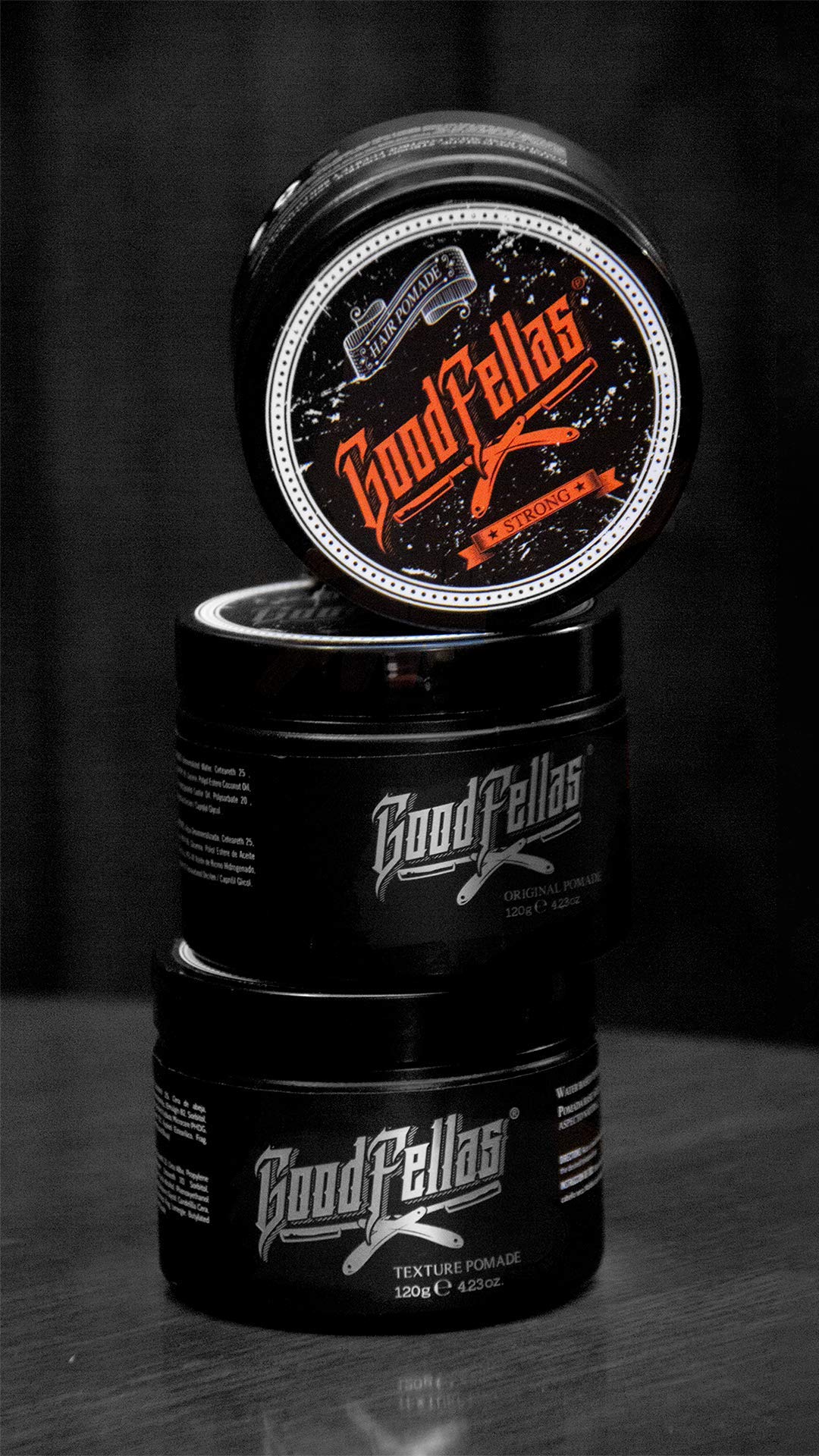 GoodFellas Pomada para Cabello de Fijación Fuerte Strong Pomade con Base de Agua 140gr