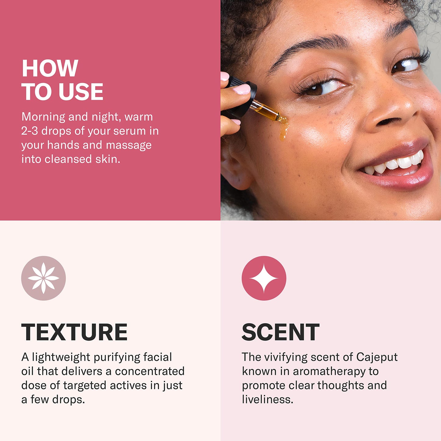 Odacità | Bl+C Pimples Facial Serum Concentrate | Black Cumin & Cajeput | Achieve Blemish-Free Skin | For Oily & Acne-Prone Skin | Natural, Vegan & Cruelty-Free | 5ml