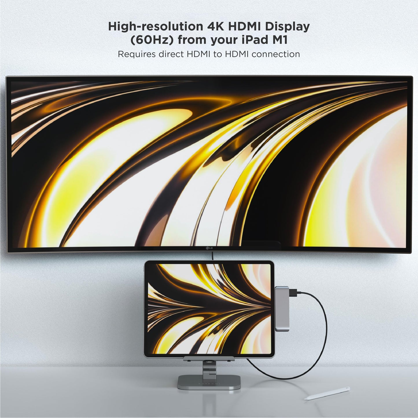 Adaptador SD Pro Móvil SATECHI Aluminio con Carga USB-C PD y HDMI 4K para iPad Pro, iPad Air, iPad Mini