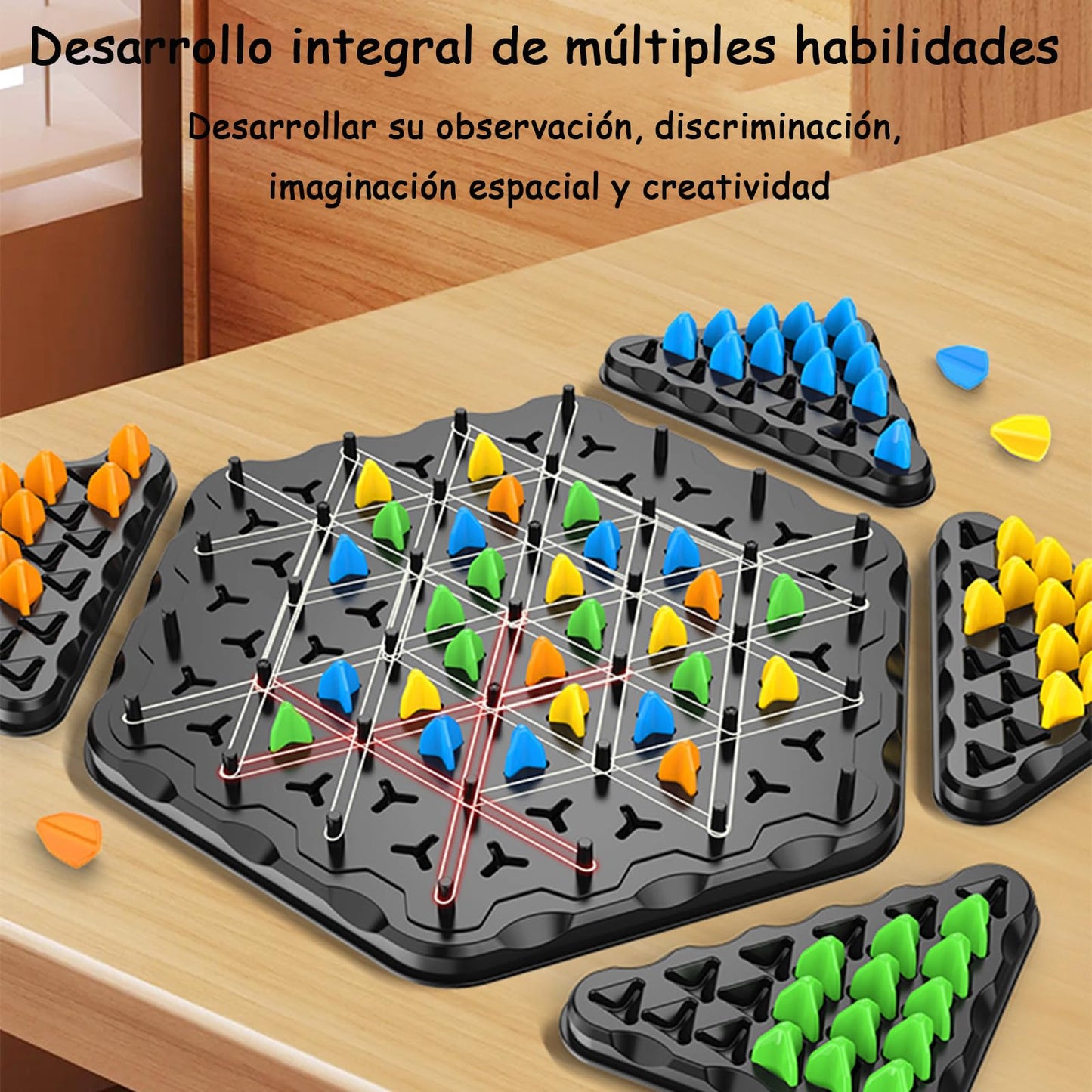 Juego de Mesa Trigle Grande Triángulo para Adultos y Niños
