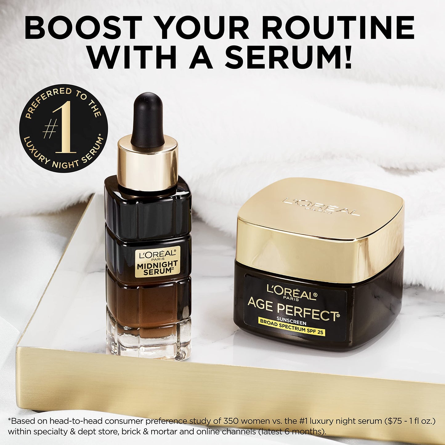 L'Oreal Paris Age Perfect Cell Renewal Anti-Aging Day Moisturizer SPF 25, Antioxidant Recovery Complex, Smooth Wrinkles, Firmer, Radiant, Younger Looking Skin, Dermatologist Tested, 1.7 Oz