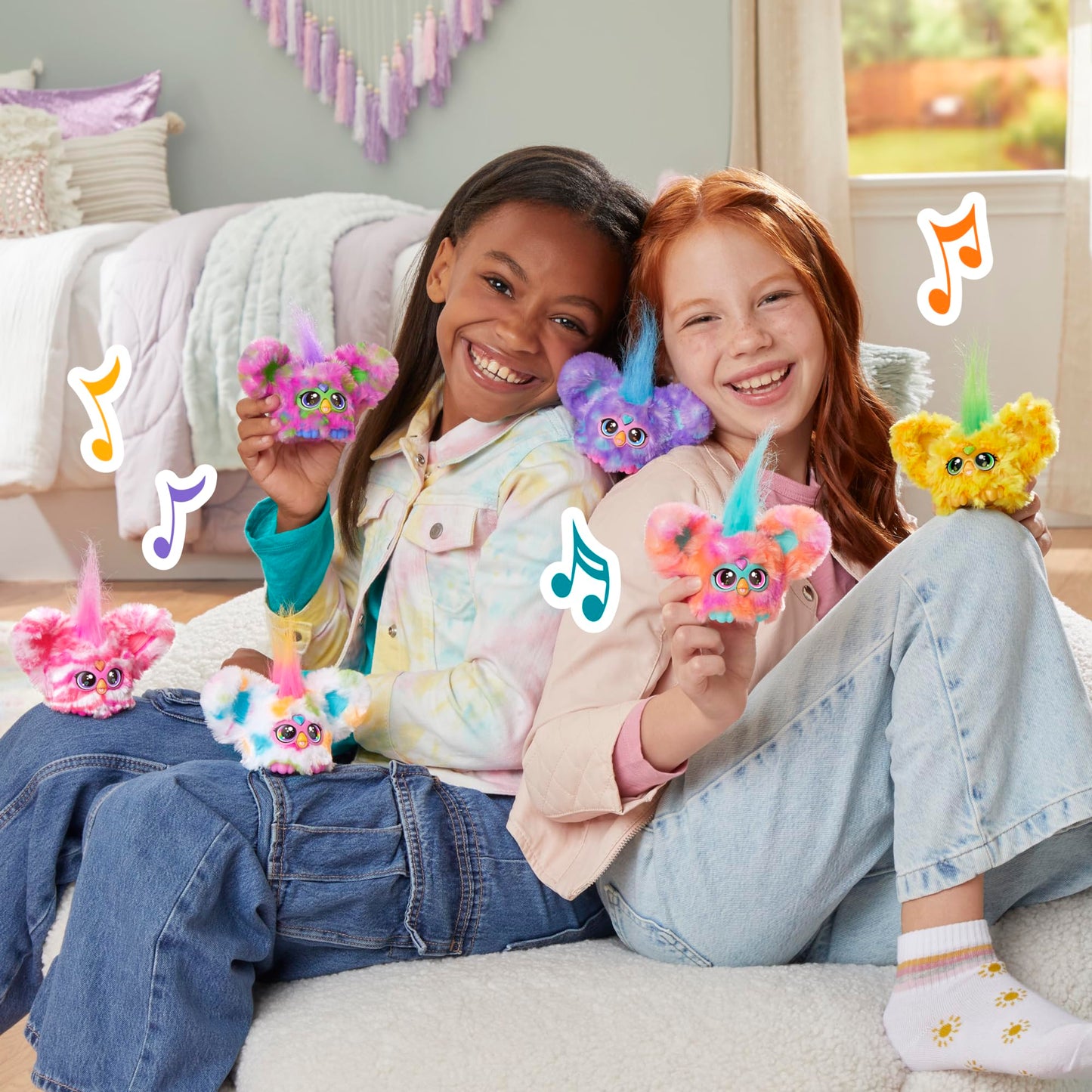 Furby Furblets - Miniamigo Groo-Vee - Morado - Peluches electrónicos para niños y niñas a Partir de 6 años
