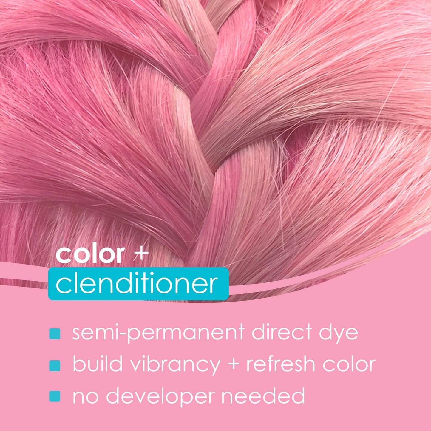 Acondicionador KERACOLOR rosa claro Plus 12 Onzas