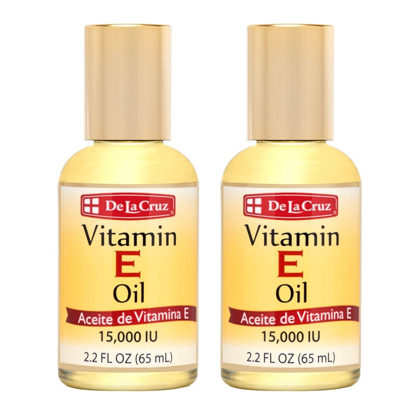 De La Cruz Vitamina E Aceite 2.2 oz, Paquete con 2