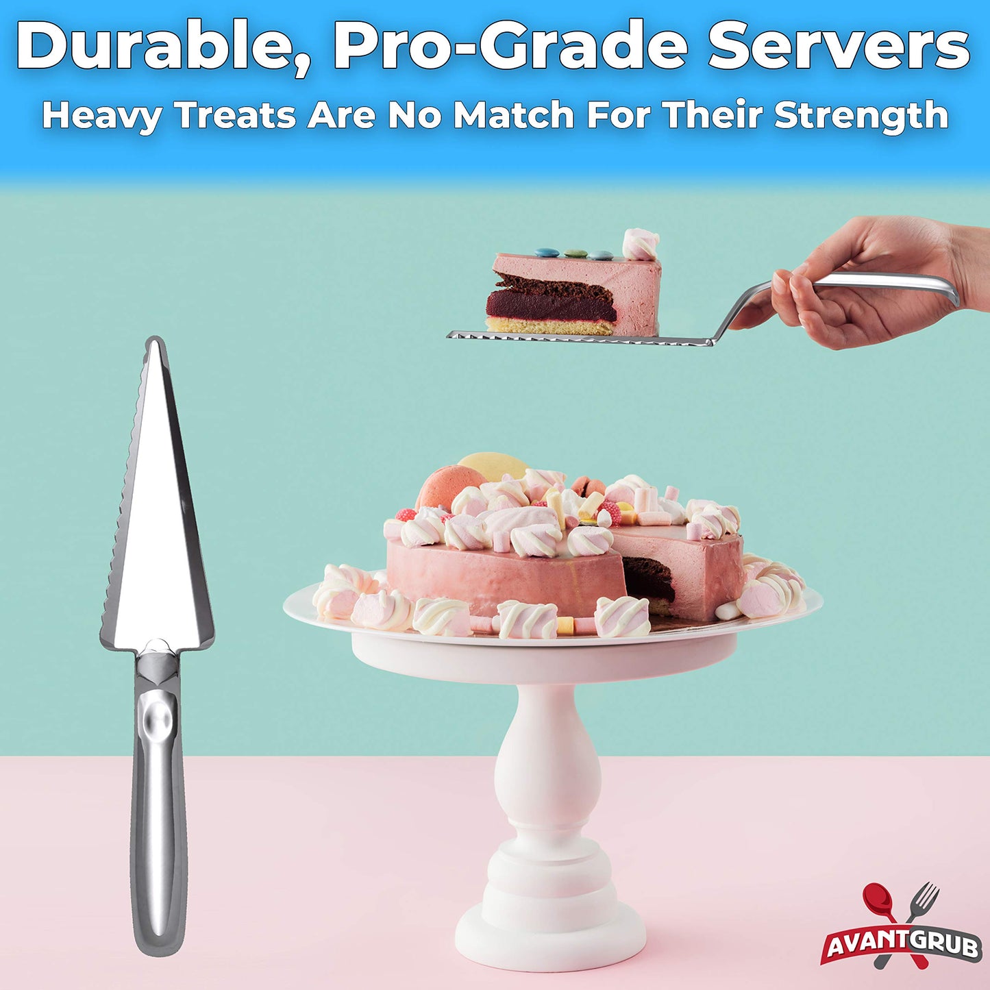Servidores de Postre Desechables Reciclables de 10 Pulgadas para Fiesta y Boda