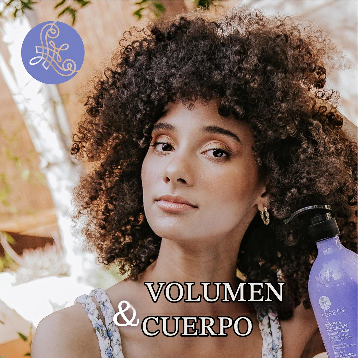 Shampoo Luseta Biotin Collagen Engrosador para Crecimiento Rápido del Cabello y Pérdida con Aceite de Argán, Sin Sulfatos